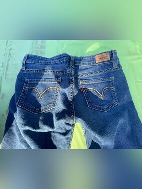 Y2K LEVIS LOW RISE TOO SUPER LOW JEANS SIZE 3 JUNIOR WITH REPLACED FRONT BUTTON